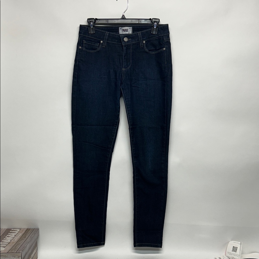PAIGE Women's Dark Blue Jeans verdugo ultra skinny 28